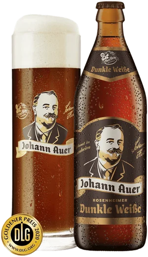 Auer Bräu Johann Auer dunkle Weiße Kasten 20x0,5l