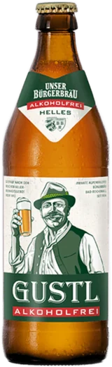 Bürgerbräu Hell alkoholfrei Kasten 20x0,5l