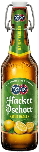 Hacker Pschorr Natur Radler Bügel Kasten 20x0,5l