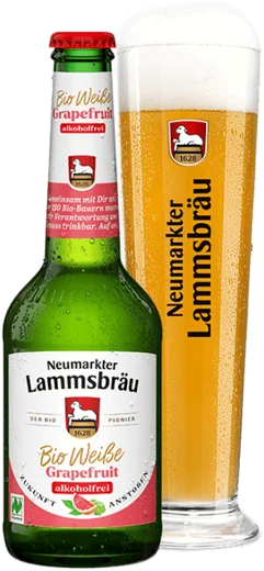Lammsbräu Weißbier Grapefruit alkoholfrei Kasten 10x0,33l