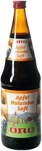 Oro Apfel-Holunder Saft Kasten 6x1l