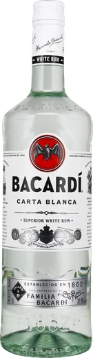 Bacardi Rum Carta Blanca Flasche 1l
